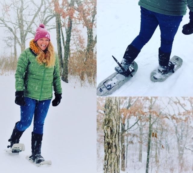 Snowshoeing in the Winter