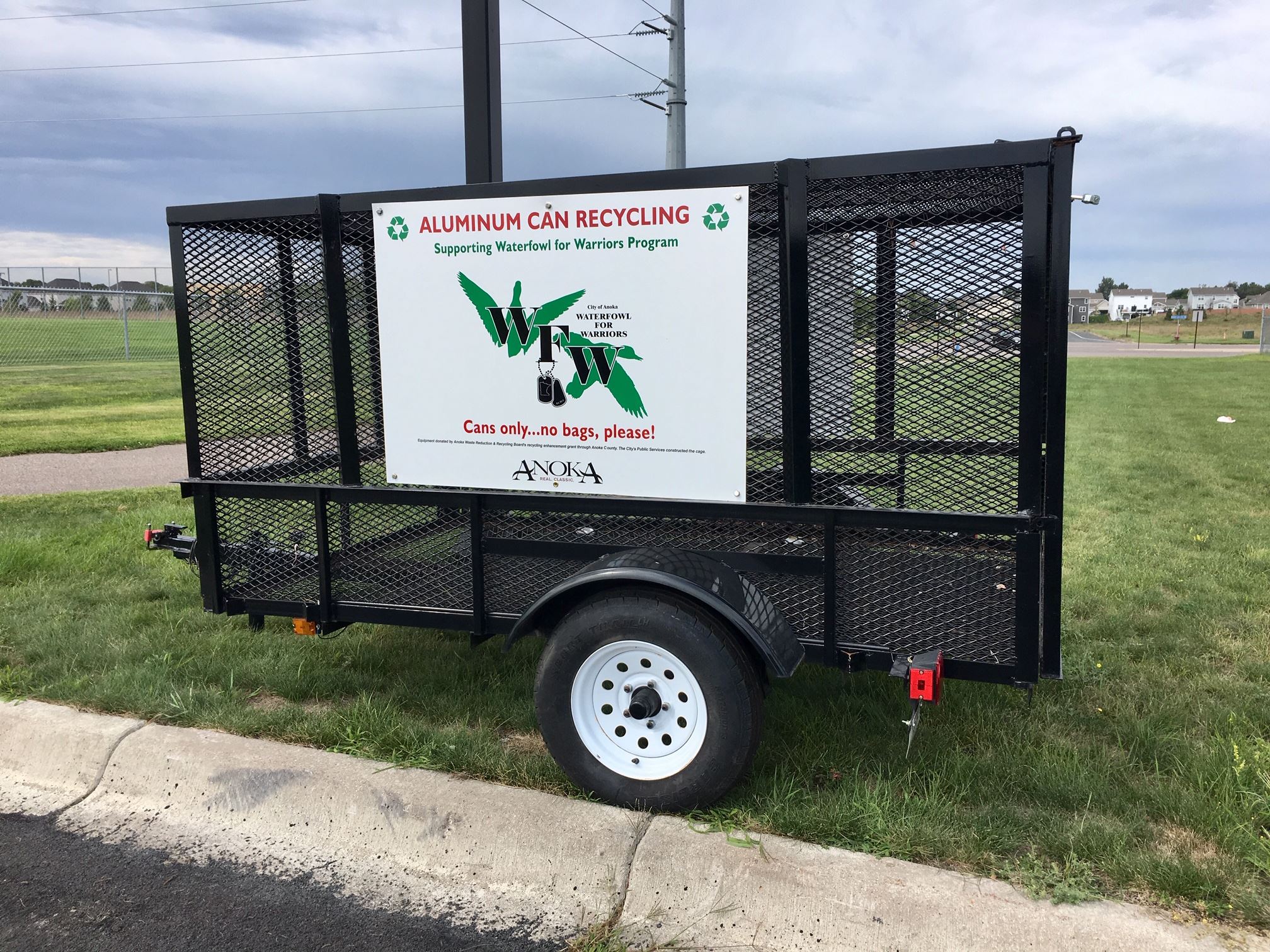 Aluminum Can Collection Trailer 