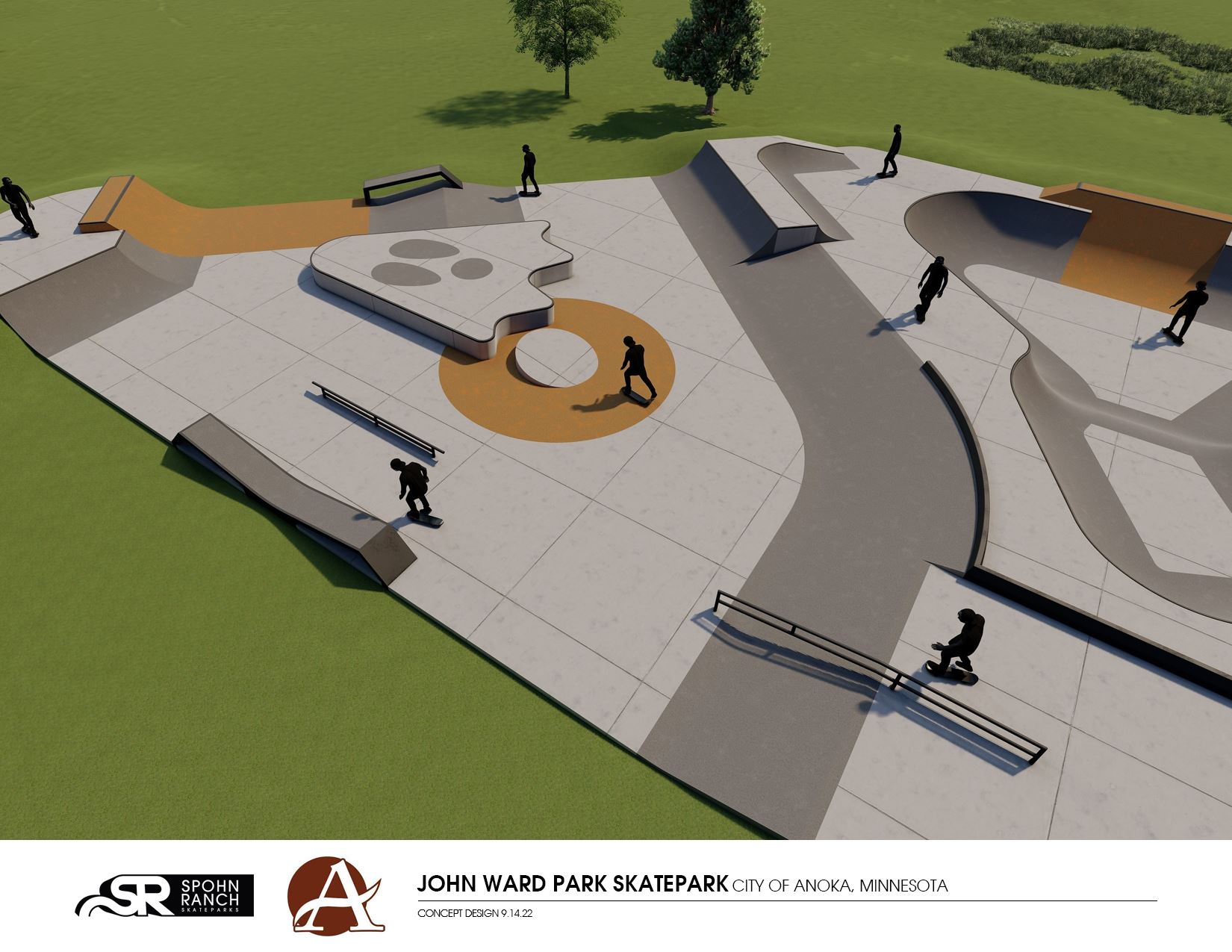 Skatepark Concept as of 10-10-22 View 3