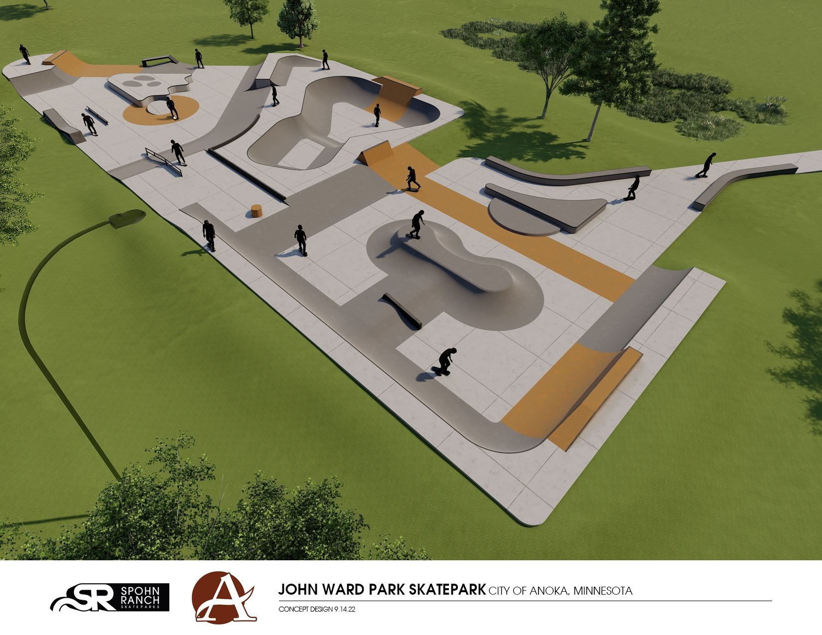 Skatepark Concept as of 10-10-22 View 4