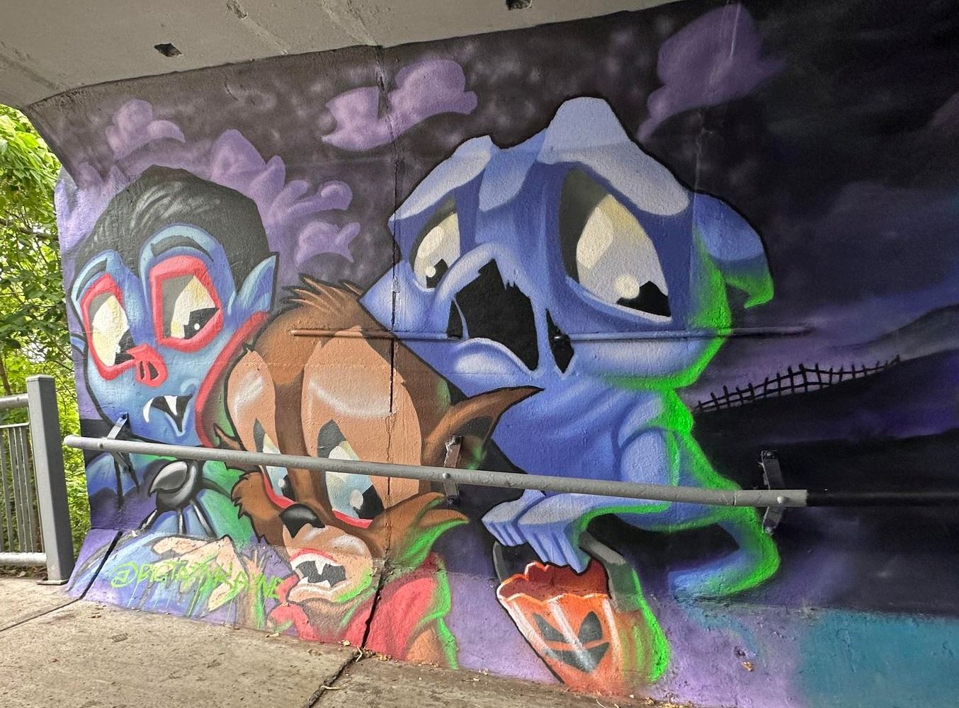 Trick or Treating Spooky Characters